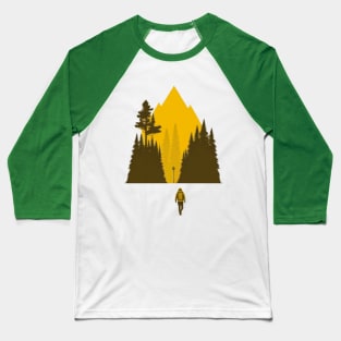 Go Outside, hiking, nature, camping, outdoors, Baseball T-Shirt